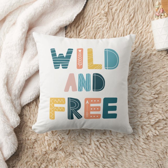 Wild and Free Cushion (Blanket)
