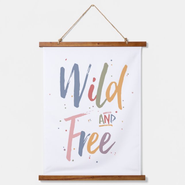 Wild And Free Hanging Tapestry (Front)