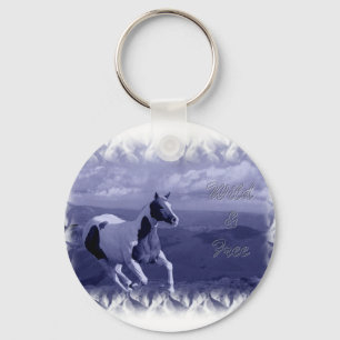 Wild and Free Keychain