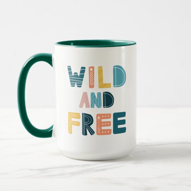 Wild and Free Mug (Left)