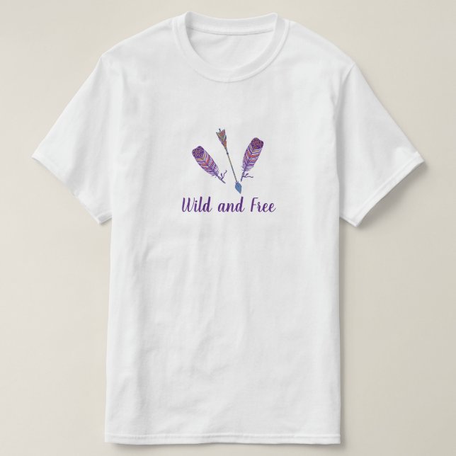 Wild and free T-Shirt (Design Front)