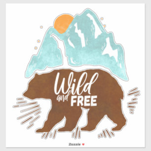 Wild and Free Wilderness Auto Decal