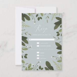 Wild and Green RSVP Card