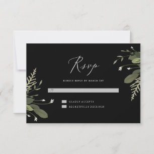 Wild and Green RSVP Card