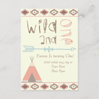 Wild and One Invitation