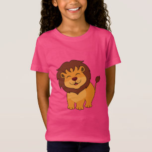 Wild and Playful – Adorable Lion Design T-Shirt