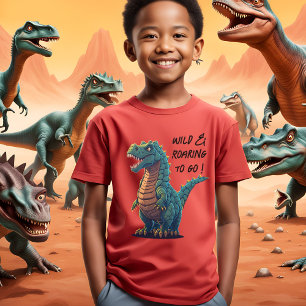 Wild and Roaring to Go T-Rex  T-Shirt