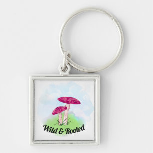 Wild and Rooted Key Ring