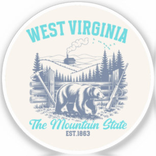 Wild and Scenic West Virginia State Pride Design