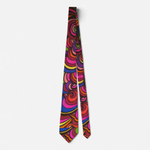 WILD and SWIRLY- colourful neck tie! Tie