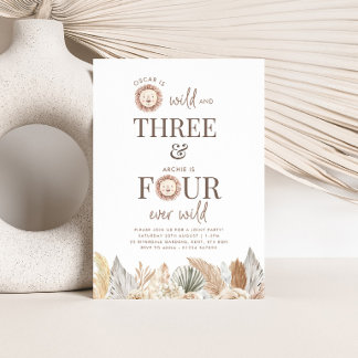 Wild and Three and Four Ever Wild Joint Invite