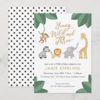 Wild and Three Jungle Safari 3rd Birthday