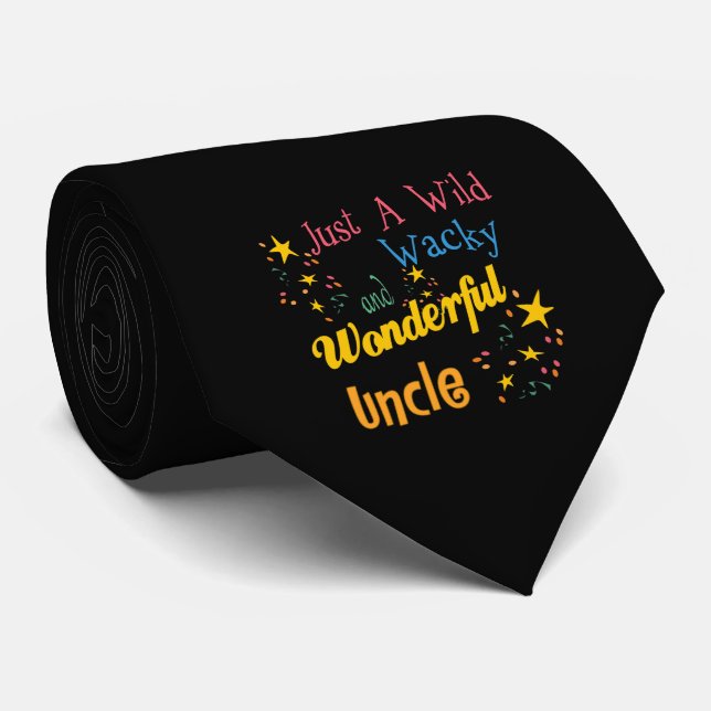 Wild And Wacky Uncle Tie (Rolled)