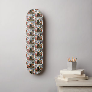 Wild And Wonderful West Virginia Folk Art Skateboard