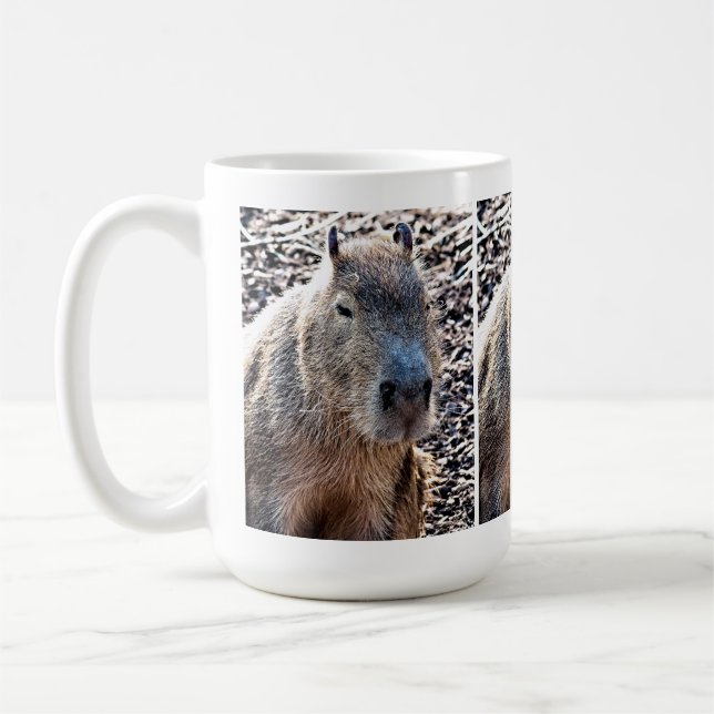 WILD ANIMAL CAPYBARA COFFEE MUG (Left)