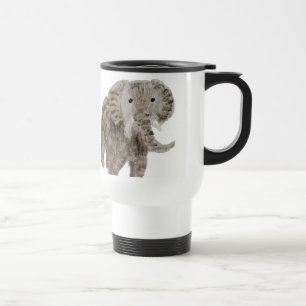 Wild Animal Elephant Art Travel Mug