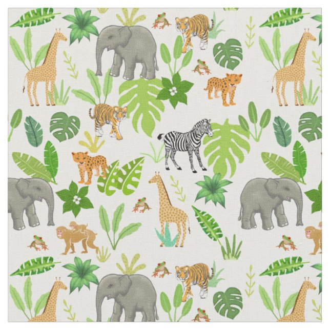 Wild Animal Fabric (Close Up)