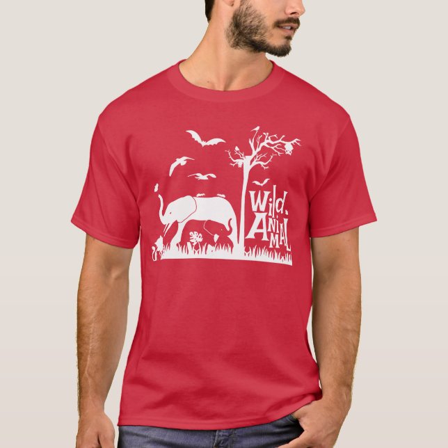 Wild Animal family T-Shirt (Front)