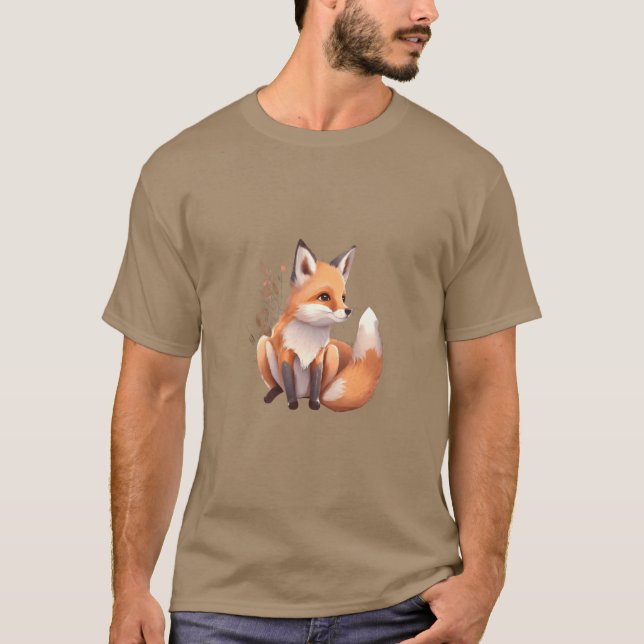 Wild Animal Fans Cute Vulpes Animal Lover friends T-Shirt (Front)