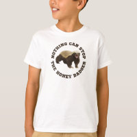 Wild Animal Honey Badger Funny T-Shirt