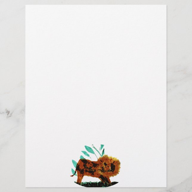Wild Animal illustration Lion (Front)