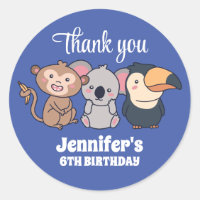 Wild Animal Monkey Koala Bird Birthday Party