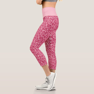 Wild Animal Print Capri Leggings