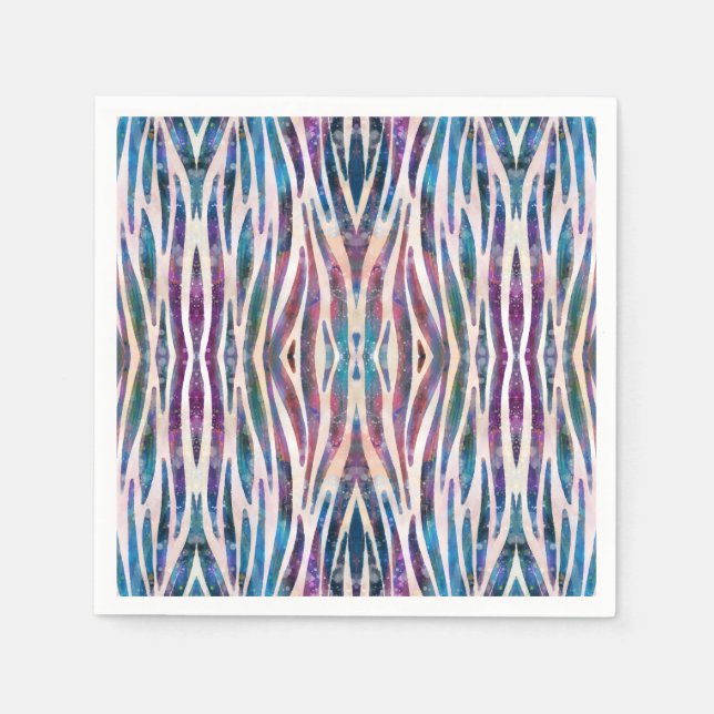 Wild Animal Stripe Napkin (Front)