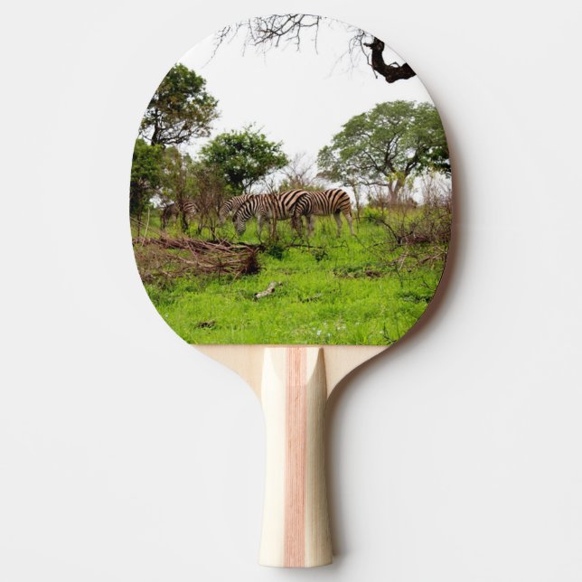 Wild Animal Zebra Animals Ping Pong Paddle (Front)