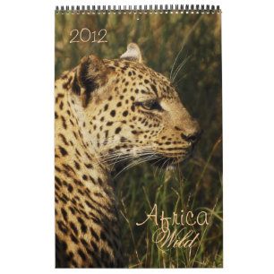 Wild animals Africa safari 2012 Calendar