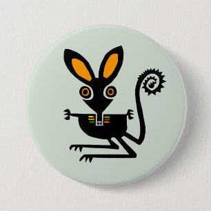 Wild animals - BILBY - Marsupial- Wildlife - 7.5 Cm Round Badge