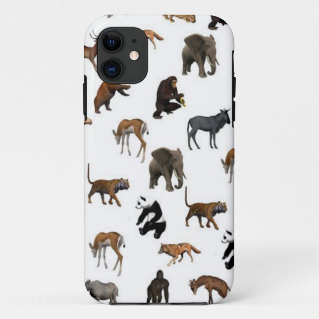 Wild Animals Case-Mate iPhone Case (Back)