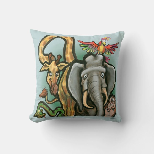 Wild Animals Cushion (Front)