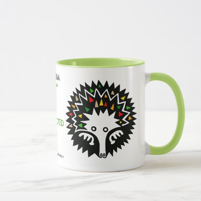 Wild animals - Cute ECHIDNA - Wildlife -Australia Mug (Right)