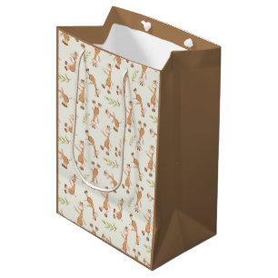 Wild Animals Giraffe Kids Medium Gift Bag