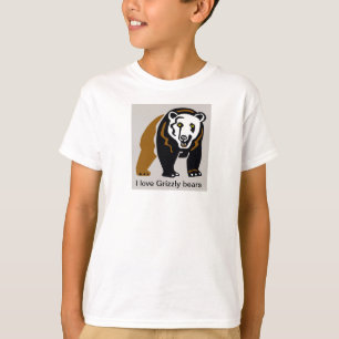Wild animals -I love GRIZZLY BEARS - Wildlife T-Shirt