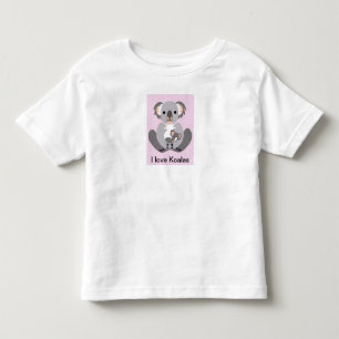 Wild animals - I love KOALAS - Aussie wildlife  Toddler T-Shirt