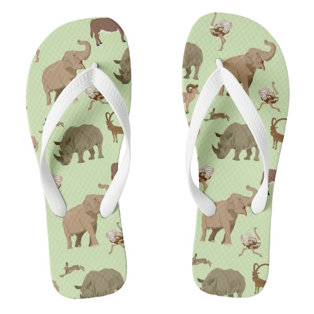Wild animals jandals (Footbed)