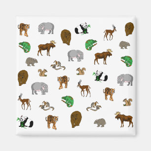 Wild Animals Magnet