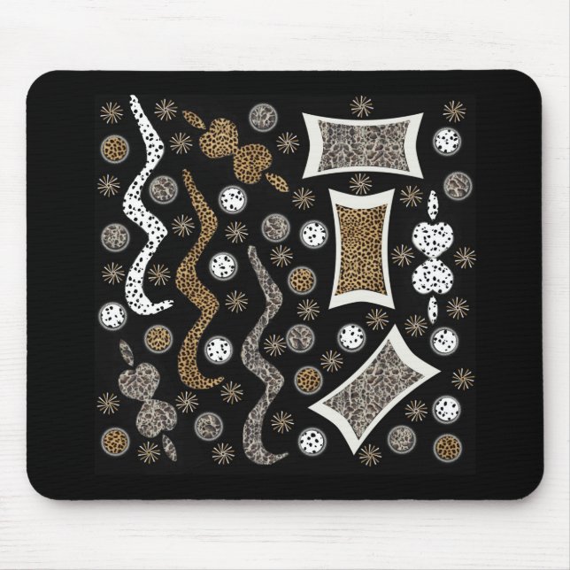 wild animals mouse pad (Front)
