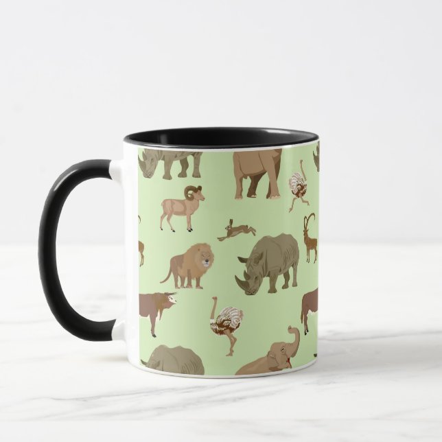 Wild animals mug (Left)