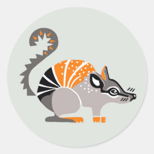 Wild animals - NUMBAT - Conservation - Australia Classic Round Sticker