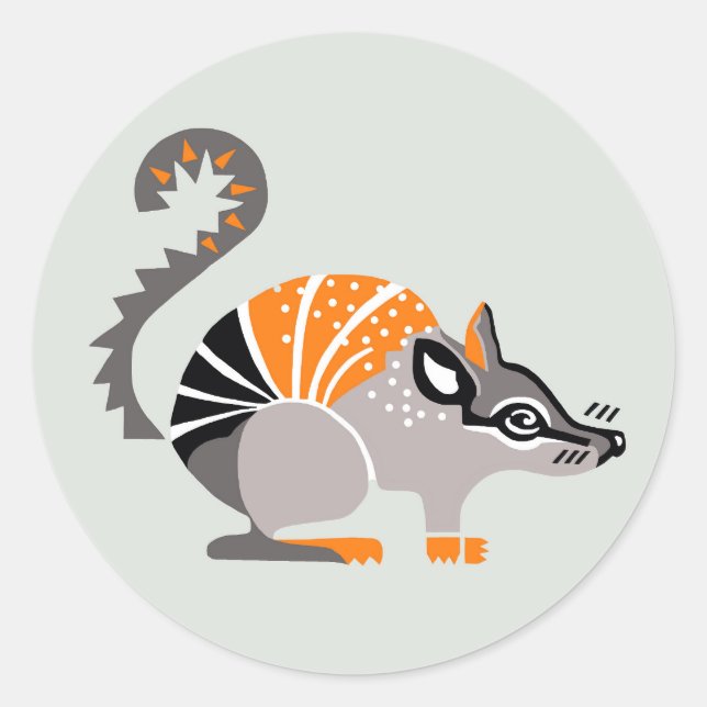 Wild animals - NUMBAT - Conservation - Australia Classic Round Sticker (Front)
