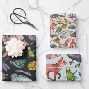 Wild Animals of Ireland Wrapping Paper Set