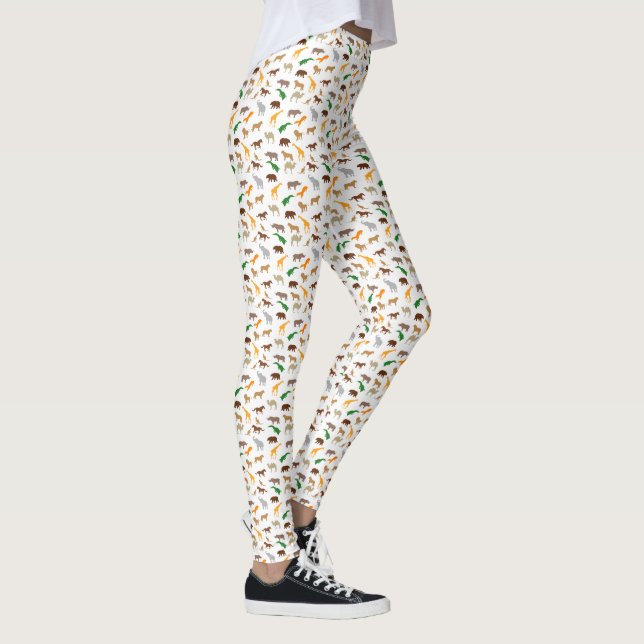Wild animals pattern leggings (Right)