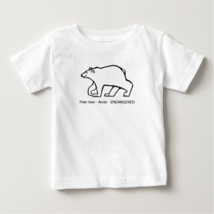 Wild animals -  Polar BEAR-  Animal graphic Baby T-Shirt