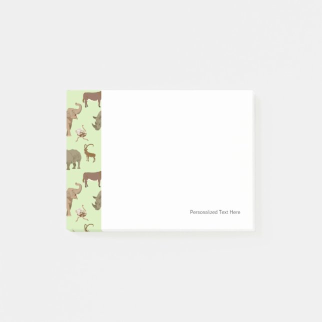 Wild animals post-it notes (Front)