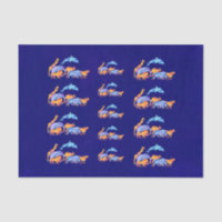 Wild Animals Running Together Colourful Watercolor