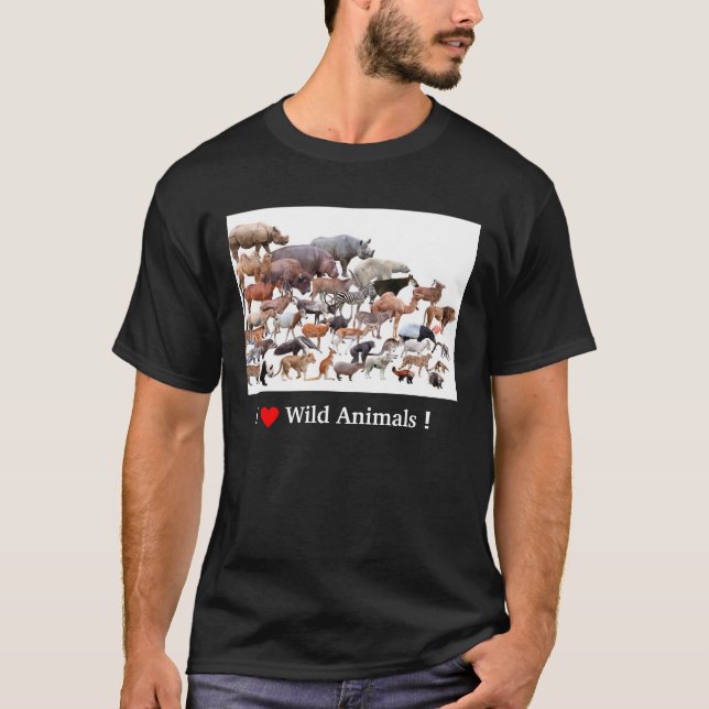 Wild Animals T-Shirt (Front)