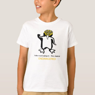 Wild animals - Yellow-eyed PENGUIN -Wildlife T-Shirt